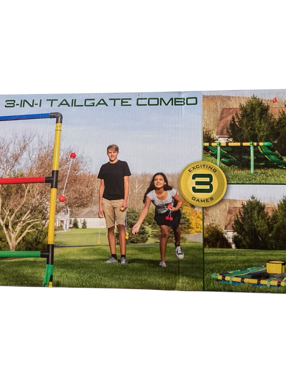Go! Gater 3-in-1 Tailgate Combo Ladder Ball, Bean Bag Toss & Washer Toss Set